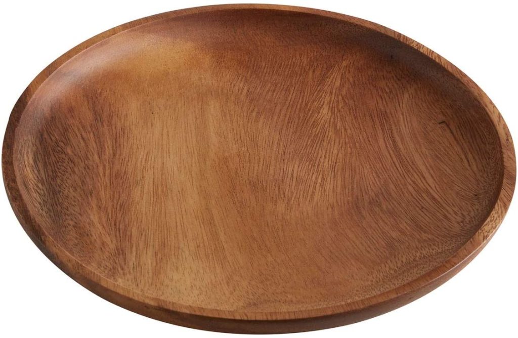 Assiette en bois, aussi esthétiques que